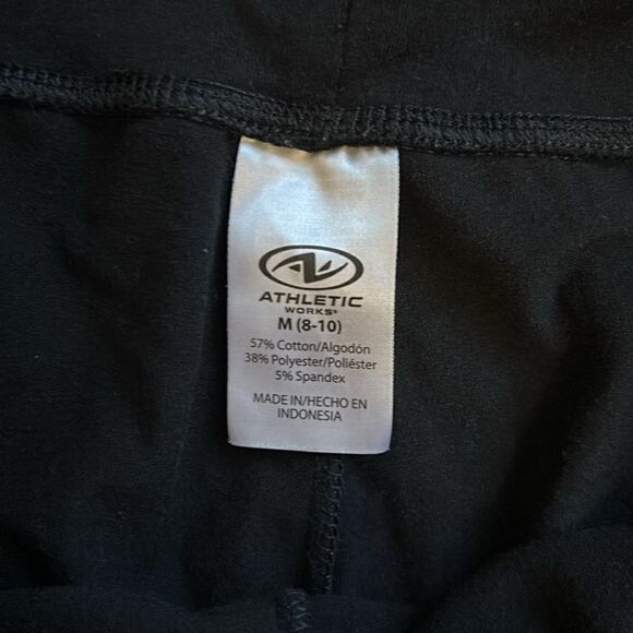 Athletic Works Women’s sweat black pants size M (8-10) - Picture 4 of 4